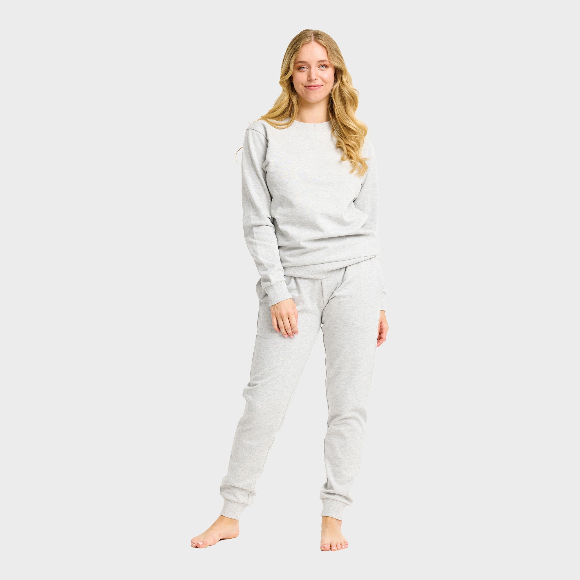 Sweatset grå - Dame.